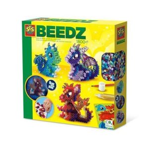 Set creativ Beedz - Margele de calcat Dragoni 3D Glow in the Dark imagine