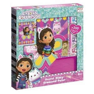 Set DIY Jurnalul meu cu diamante, Gabby s Dollhouse, Totum imagine