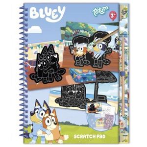 Set creativ de razuit si colorat, Bluey, Totum imagine