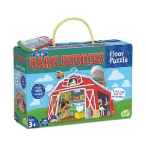 Puzzle de podea in forma de hambar, Barn budies floor puzzle, Peaceable Kingdom imagine