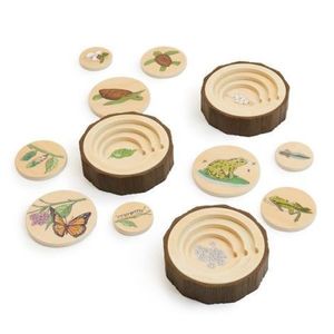 Ciclurile vietii, set 3 puzzle-uri educative, Guidecraft imagine