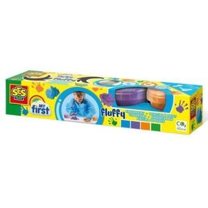 My first - Set acuarele pufoase pentru degete 4 x 120 ml imagine