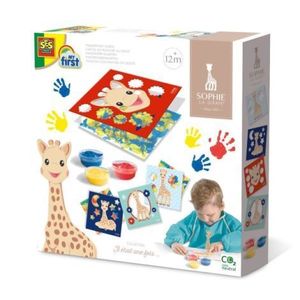 Girafa Sophie - Set acuarele pentru degete cu planse imagine