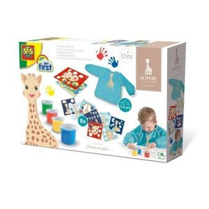 Girafa Sophie - Set acuarele pentru degetele cu planse si sort imagine
