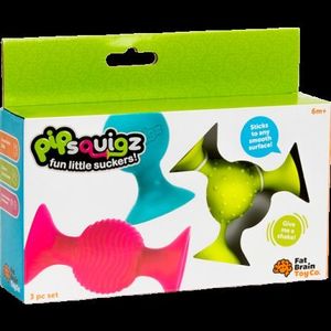 pipSquigz , Set 3 jucarii senzoriale cu ventuze pentru bebelusi imagine