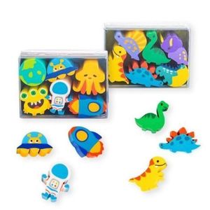Set 6 radiere, dinozauri si spatiu imagine