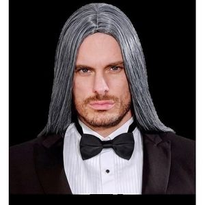 Peruca victor gri adult imagine