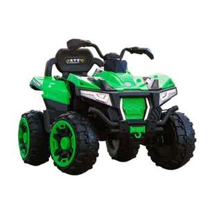 ATV electric pentru copii 4x4 Kinderauto SuperOffroad V2, 2 locuri, 180W 12V, telecomanda inclusa, 3-9 ani, bluetooth, verde imagine
