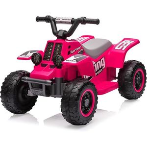 ATV electric pentru fetite, Kinderauto CUBA 35W 6V cu telecomanda inclusa, Rose imagine