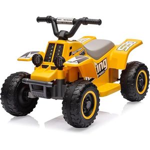 ATV electric pentru copii, Kinderauto CUBA 35W 6V cu telecomanda inclusa, galben imagine