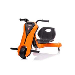 Tricicleta electrica pentru copii, Kinderauto Slider 360 12V, culoare portocalie imagine