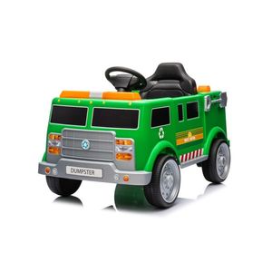 Masinuta electrica copii 2-5 ani, Kinderauto Dumpster, 70W 12V, echipare premium, verde imagine
