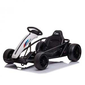 Kinderauto Go Kart electric pentru copii SX1968, 500W putere, 24V, CU ROTI MOI Alb imagine