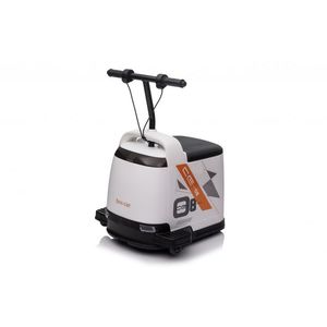 Masinuta electrica pentru copii 5-9 ani, Kinderauto Box-Car 360, 180W, 24V, culoare alba imagine