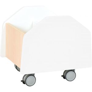 Cutie mica pe roti Quadro alb imagine