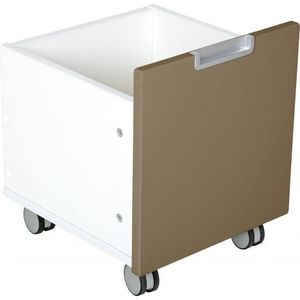 Cutie mica pe roti pentru dulap Quadro maro imagine