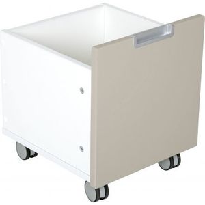 Cutie mica pe roti pentru dulap Quadro bej imagine