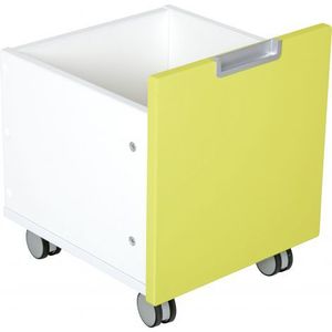 Cutie mica pe roti pentru dulap Quadro lime imagine