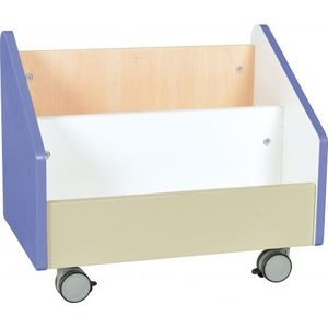 Cutie mare pe roti Quadro albastru imagine