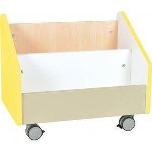 Cutie mare pe roti Quadro galben imagine