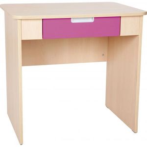 Birou Quadro cu sertar lat roz inchis imagine