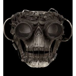 Masca schelet steampunk imagine