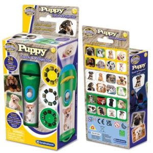 Proiector tip lanterna - catelusi draguti imagine