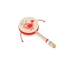 Jucarie din lemn - Zdranganitoare in forma de toba imagine