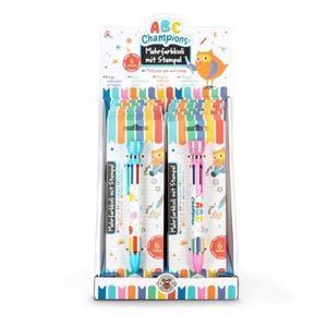 Pix multicolor cu 6 culori si stampila imagine