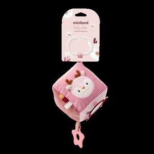 Jucarie bebe pentru leagan si carucior, cu sunete si oglinda, Caprioara imagine