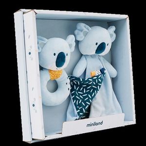 Set cadou bebe - zornaitoare si paturica moale de atasament Koala, de la 0 luni imagine