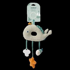 Jucarie bebe pentru leagan si carucior, cu sunete si oglinda, Ocean imagine