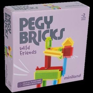 Joc educativ de constructii de la 2 ani, Animale salbatice imagine