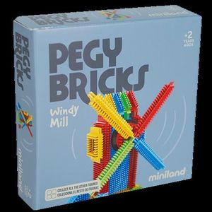 Joc educativ de constructii, Moara de Vant, de la 2 ani imagine