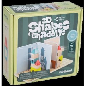Joc cu provocari de logica si orientare spatiala, Forme 3D si umbre, de la 5 ani imagine