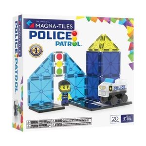 MAGNA-TILES Police Patrol, 20 piese imagine