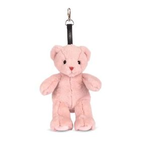 Ursulet din plus - breloc adorabil, 20 cm, Roz pudra imagine