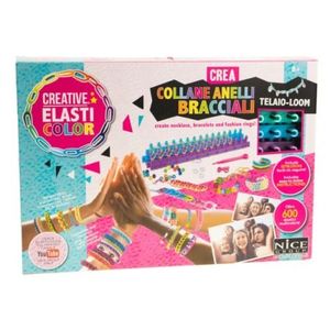 Set creativ cu elastice colorate pentru bratari, Elasticolor imagine