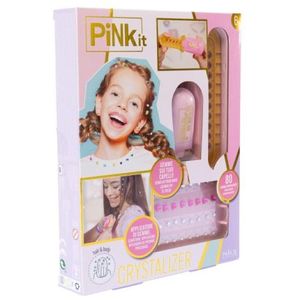 Set creativ cu aplicator multifunctional de cristale si pietre decorative - Pink It Crystalizer imagine