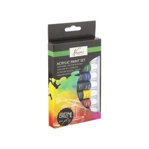 Set 8 culori acrilice, Fine Art, Nassau imagine