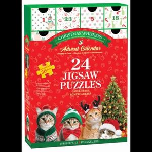 Calendar de Advent Pisici, 24 puzzle-uri, 50 piese imagine