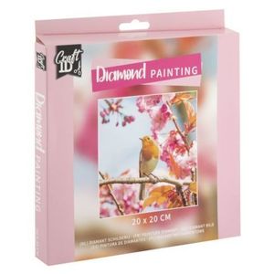 Set creativ pictura cu diamante, Diamond painting, pasari, Craft Sensations imagine