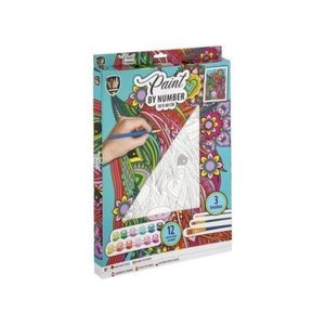 Set creativ, Picteaza pe numere, Canvas Unicorn, Grafix imagine