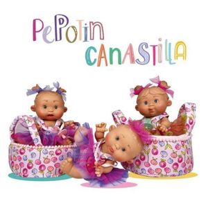 Papusa Nines D'Onil, Colectia Pepotin Canastilla, cu miros de vanilie, 21 cm imagine