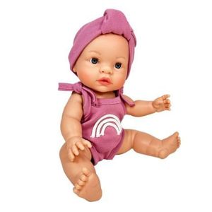 Papusa Nines D'Onil, Joy, fara par, cu bentita roz, cu miros de vanilie, 37 cm imagine