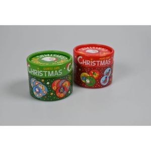 Joc de buzunar in cutie rotunda, Memo sau Quartet, tematica de Craciun imagine