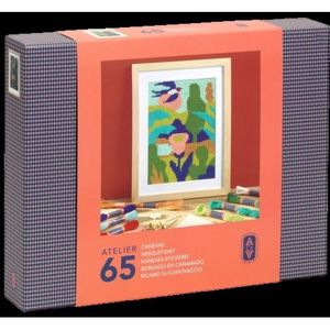 Atelier creativ 65 pentru adulti Goblen si broderie, Djeco imagine