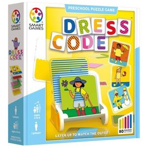 Smart Games - Dress Code, joc de logica cu 80 de provocari, 4+ ani, editie internationala imagine
