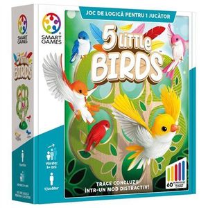 Smart Games - 5 Little Birds, joc de logica cu 60 de provocari, 5+ ani, editie lb. Romana imagine