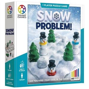 Smart Games - Snow Problem, joc de logica cu 80 de provocari, 8+ ani, editie internationala imagine